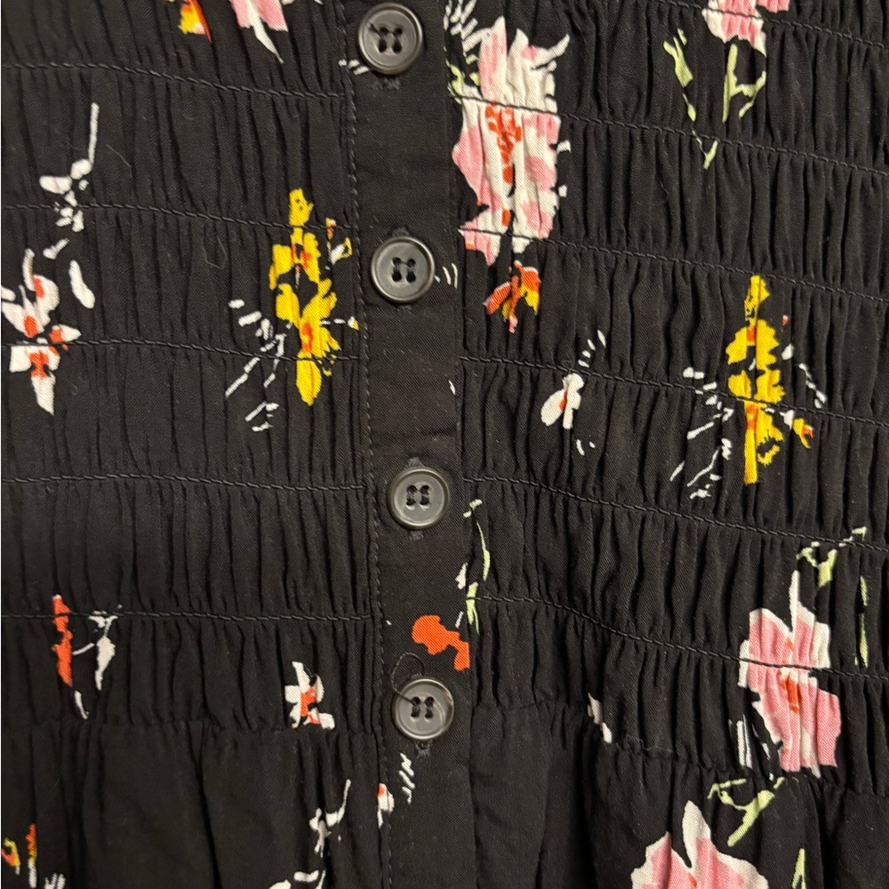Free People Greatest Day Mini Dress  Black Small - Picture 6 of 6